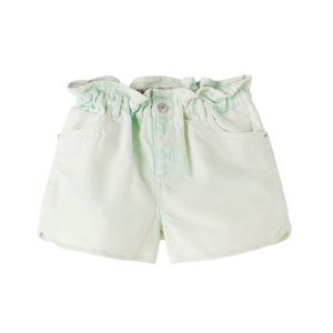 Zara Tie Dye Denim Paperbag Shorts